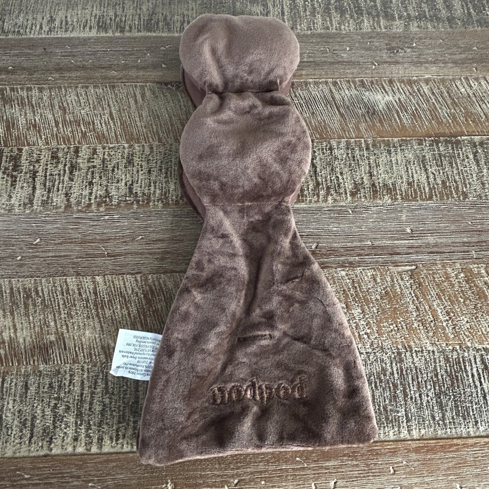 Nodpod Weighted Eye Sleep Mask Velvet Cafe Collection Supima Cotton Limited Ed - Picture 4 of 9